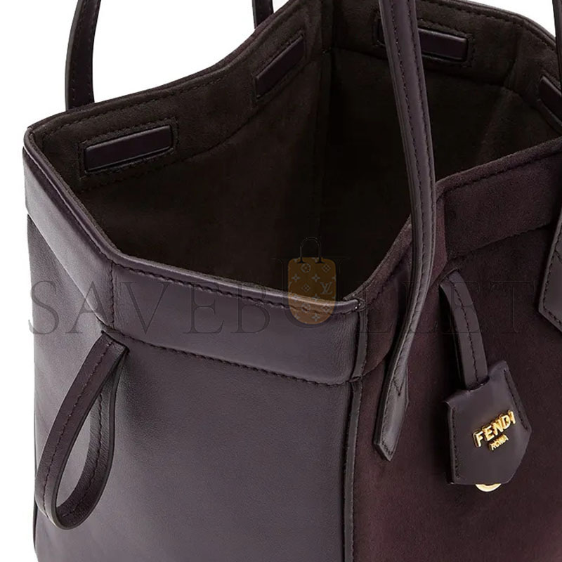 F**di origami mini pelle viola 8bs083as79f1ppu (19*15*15cm)